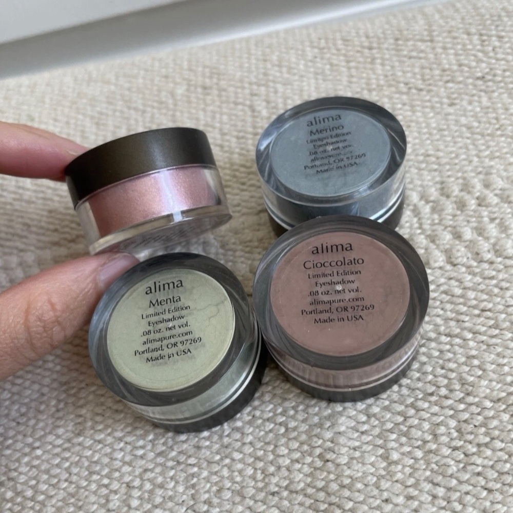 Alima Pure Mineral Eyeshadow Set Of 4 Clean Beauty New Sealed